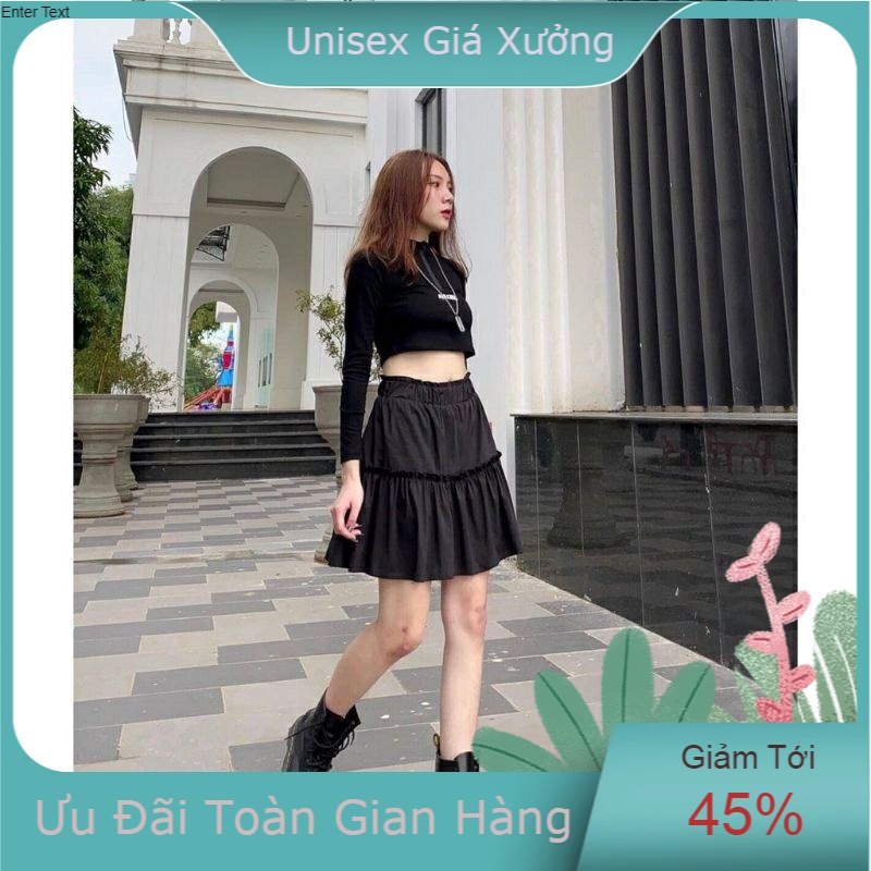 Chân váy vintage ngắn xòe 2 tầng , vài voan 2 lớp , có lớp quần trong