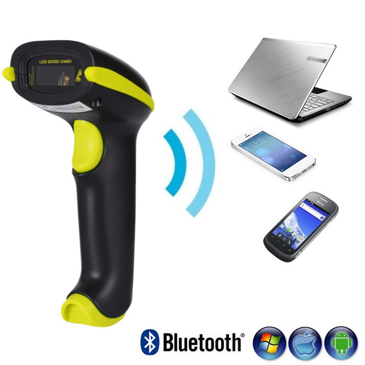 Máy quét mã vạch Bluetooth YHD 3100 1D - Súng bắn mã vạch không dây - Đầu đọc Barcode dùng trên Điện thoại, Máy tính