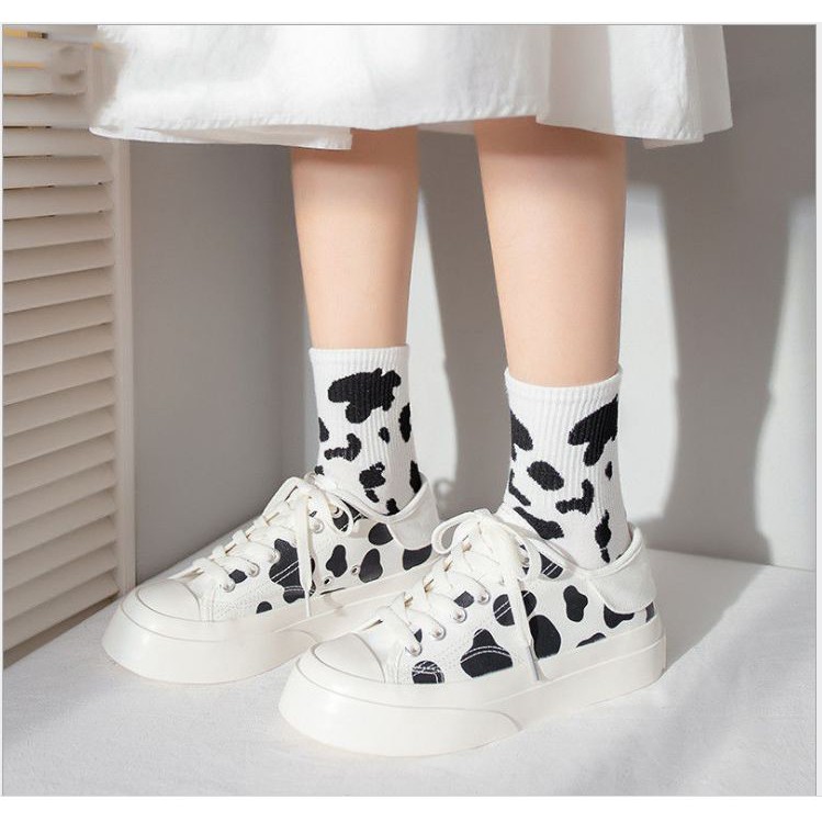 Giày Thể Thao Nữ Trắng Milk Dễ Thương siêu hót hít 2021