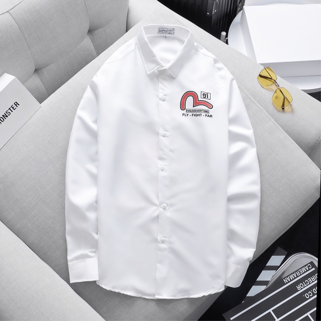 (HCM) ÁO SƠ MI DÀI TAY NAM CỰC ĐẸP TÔN DÁNG CỰC CHẤT CHO CÁC ANH EM KME STORE