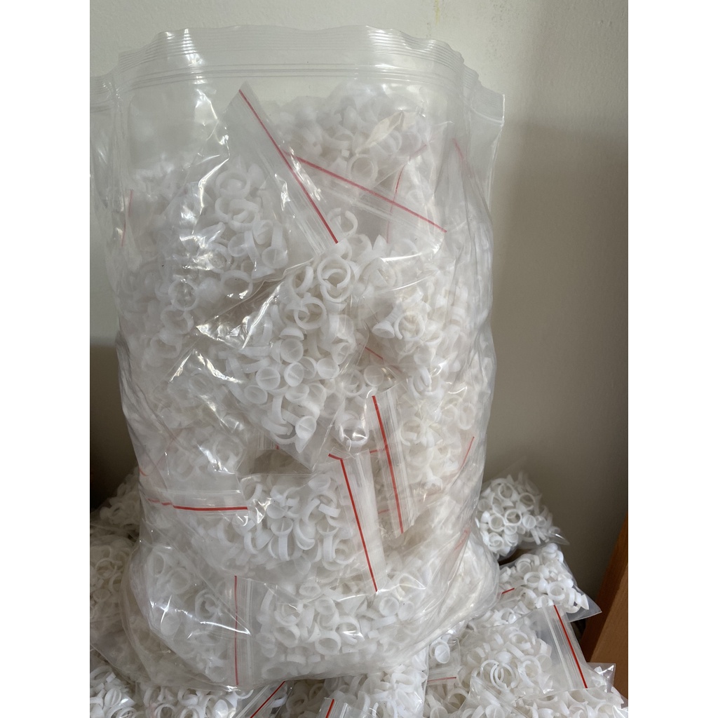 Nhẫn đỗ keo nối mi ( túi 100 cái-50-25)- tạo fan - dụng cụ nối mi