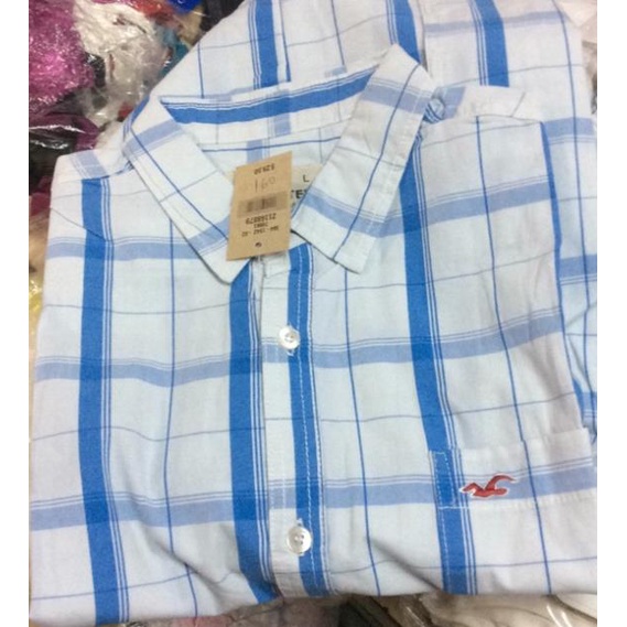 # Áo sơ mi HOLLISTER Tay ngắn sọc phối 149k