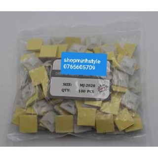 Đế Dán 20x20 - 25x25 - 30x30 Cố Định Dây Trong Tủ Điện Bịch 100 cái