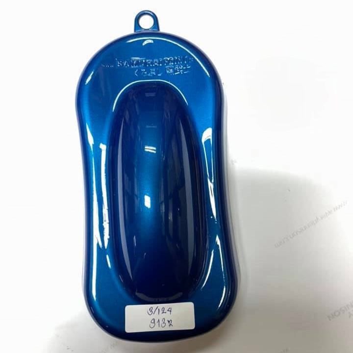 Chai sơn xịt dành cho xe máy kháng xăng Samurai màu Xanh Jackal - S137