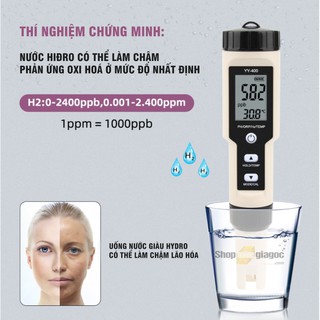 Bút Đo PH 4 in 1 PH/ORP/H2/Nhiệt Độ YY400