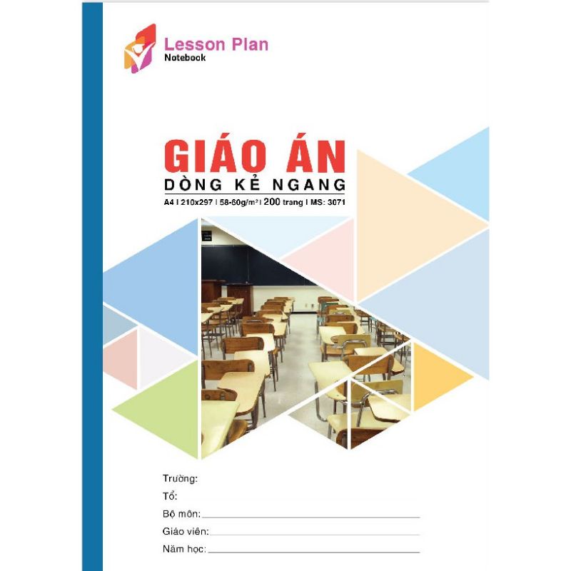 Giáo án A4 Hải Tiến kẻ ngang/Giáo án 4 ôly 200/300trang