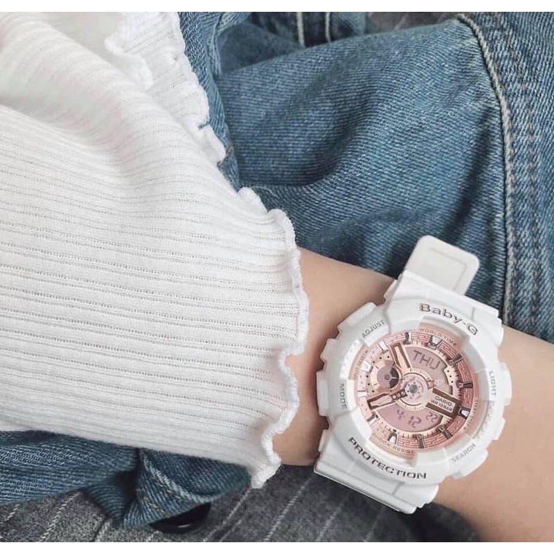 Đồng hồ nữ 𝗖𝗮𝘀𝗶0 𝗕𝗮𝗯𝘆𝗚 𝗕𝗔𝟭𝟭𝟬 - 𝟳𝗔1 .