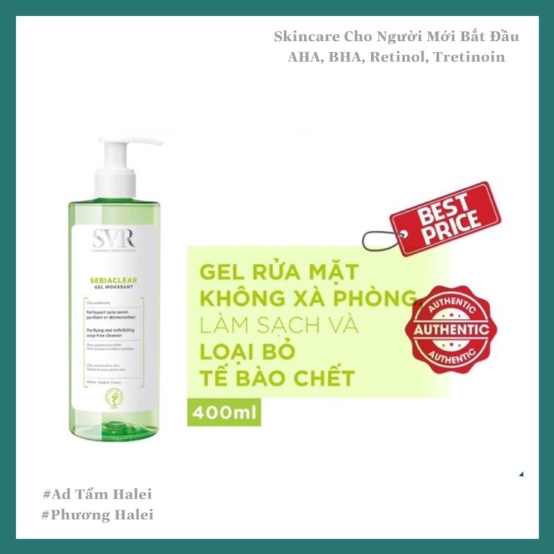 Gel Rửa Mặt SVR Sebiaclear Gel Moussant