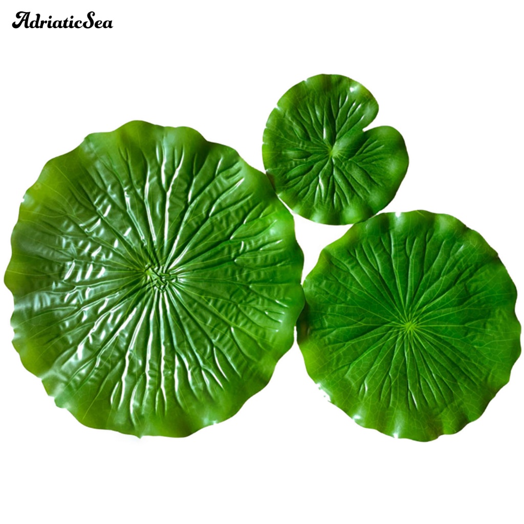 Lá Sen Xanh Nhân Tạo Để Bàn Trang Trí DIY
