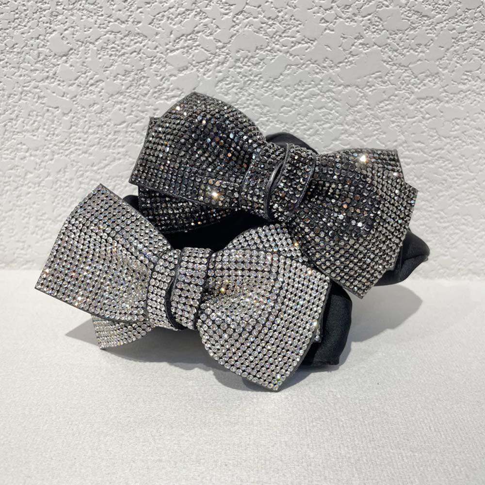 Dây Buộc Tóc Thắt Nơ Lấp Lánh Phong Cách Năm Mới Cho Nữ