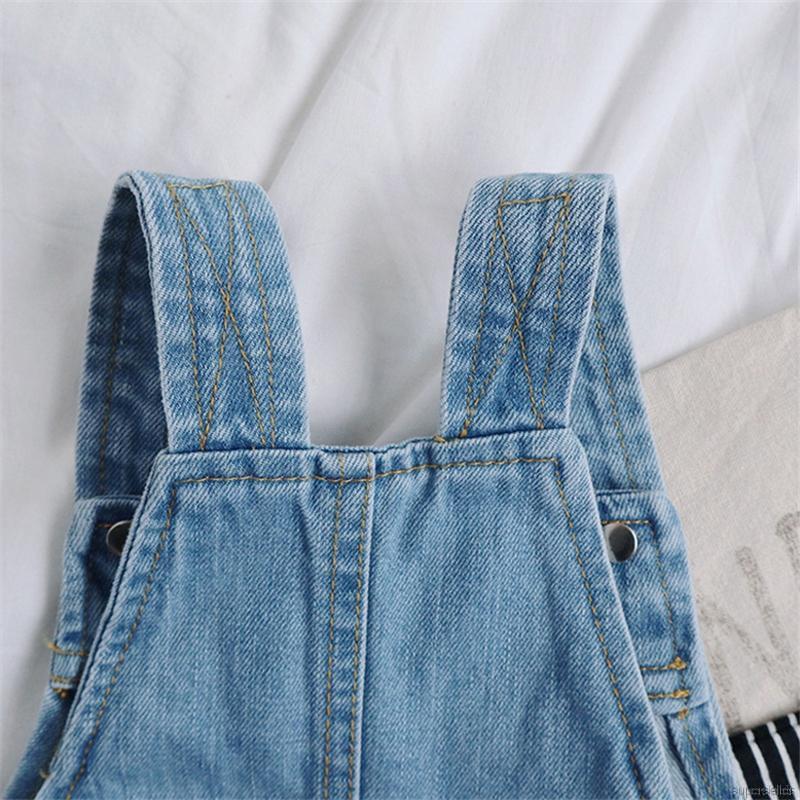 Quần yếm jean phong cách đáng yêu cho bé 1-7 tuổi