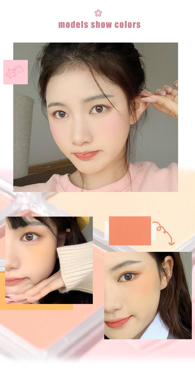 (Hàng Mới Về) Bảng Phấn Má Hồng Bắt Sáng Trang Điểm Tạo Hiệu Ứng Ba Chiều | BigBuy360 - bigbuy360.vn