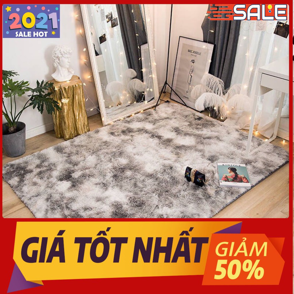 Free ship Thảm Lông Loang Trải Sàn 1m6x2m màu bedding33