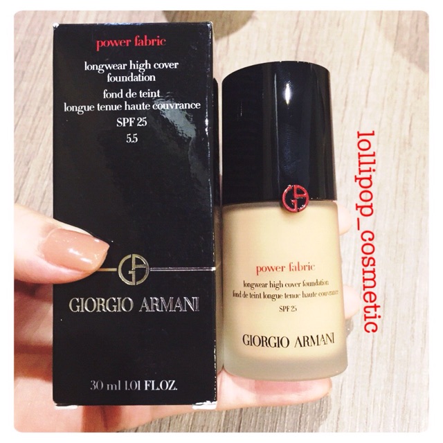 giorgio armani powder fabric