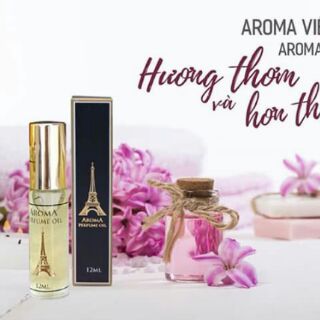 Tinh dầu nước hoa lăn Pháp Aroma 12ml
