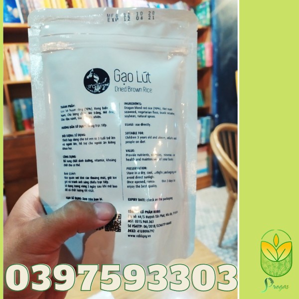 [GIÁM GIÁ SỐC] Gạo Lứt sấy khô 5 trong 1 chất lượng giá rẻ  - Rong biển, muối mè, chà bông chay (ROBIS) - PROGAS