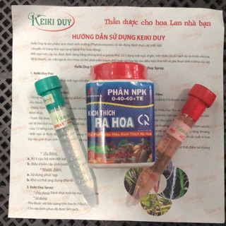 Cặp Keiki Duy Xanh + Đỏ và Hủ Kích Ra hoa Mạnh chuyên dùng hoa lan