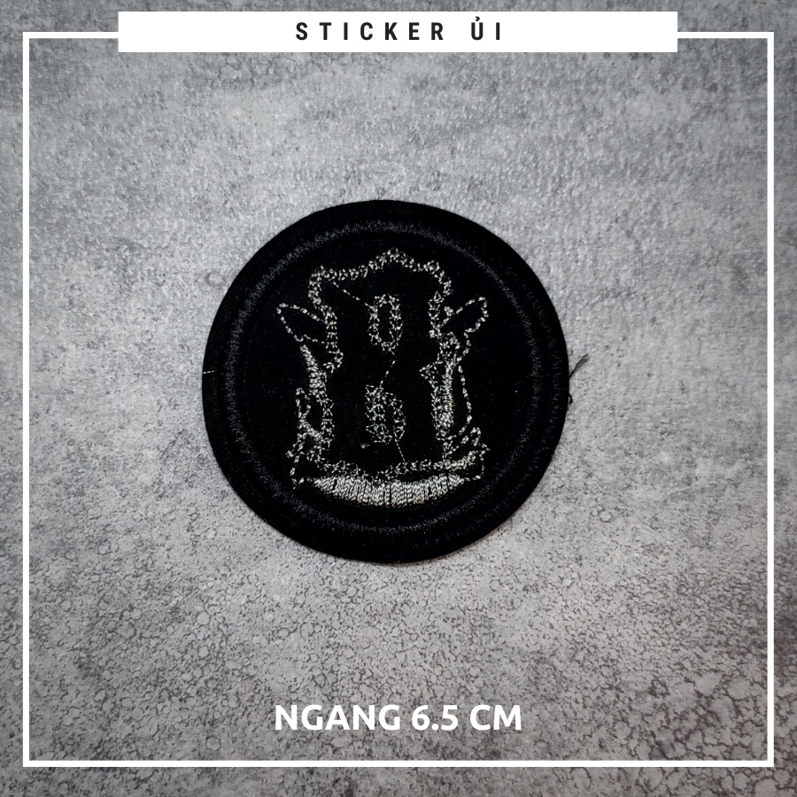 Sticker ủi quần áo cao cấp CÓ SẴN KEO ỦI dùng làm miếng dán vá Quần Áo,vá áo phao,trang trí quần áo
