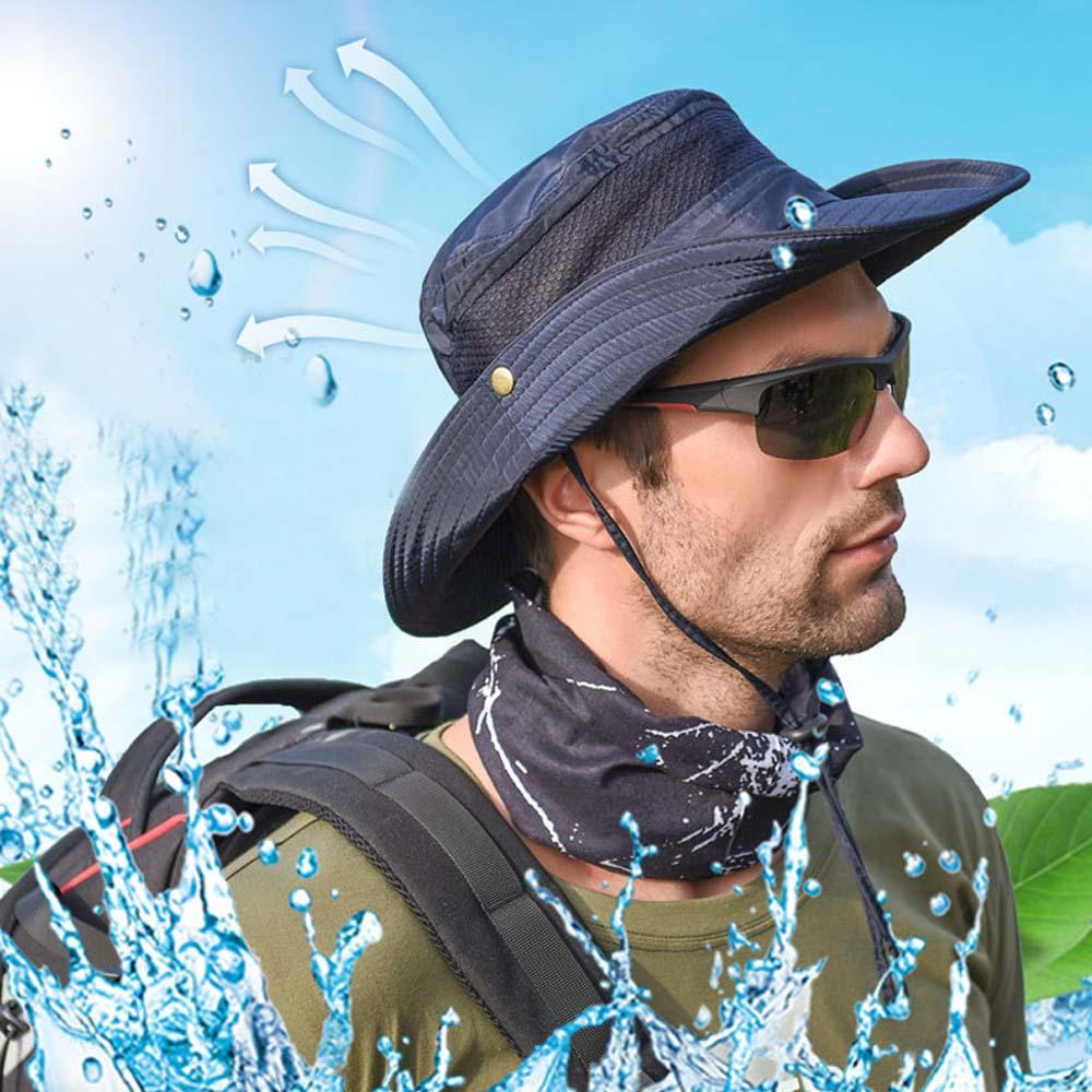 Mũ Tai Bèo Chống Tia UV Thoáng Khí Thời Trang Mùa Hè Cho Nam