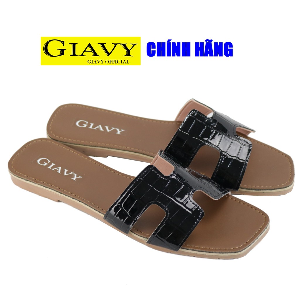 [Video] Dép nữ quai ngang chữ H Giavy NV940