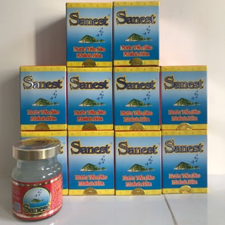 Combo nước yến sào khánh hoà sanest 10 hũ 70ml