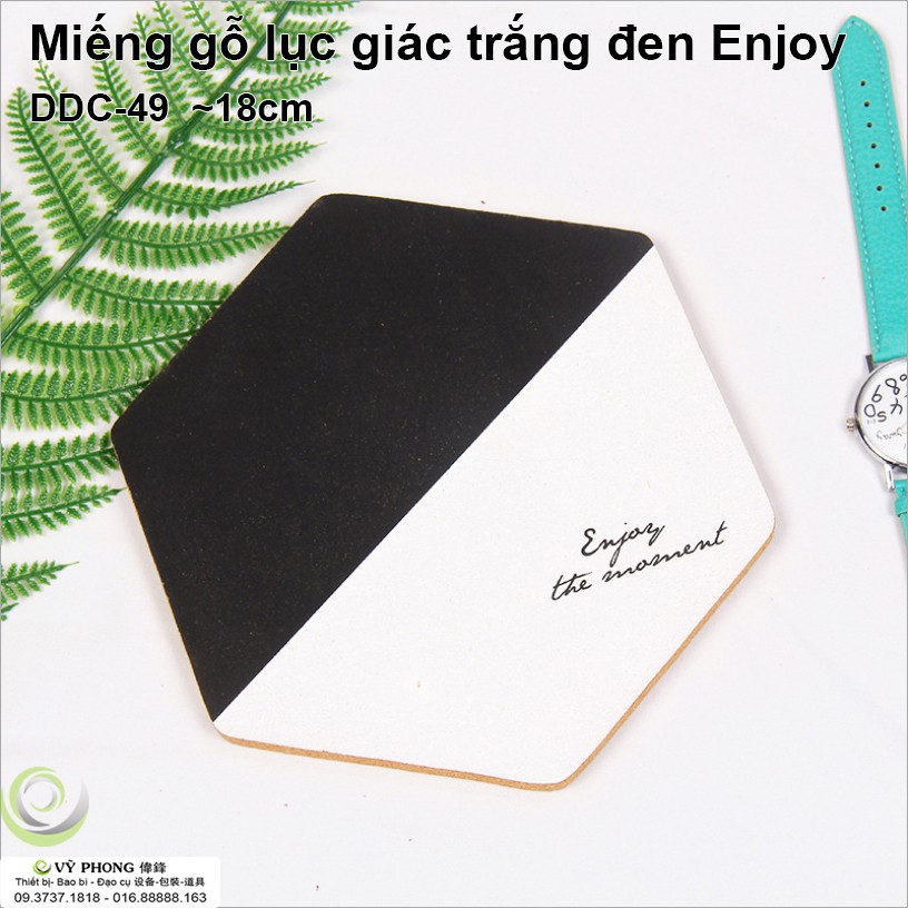 [ĐẠO CỤ CHỤP HÌNH] MIẾNG LÓT GỖ LỤC GIÁC TRANG TRÍ CHỤP ẢNH DDC-49,50