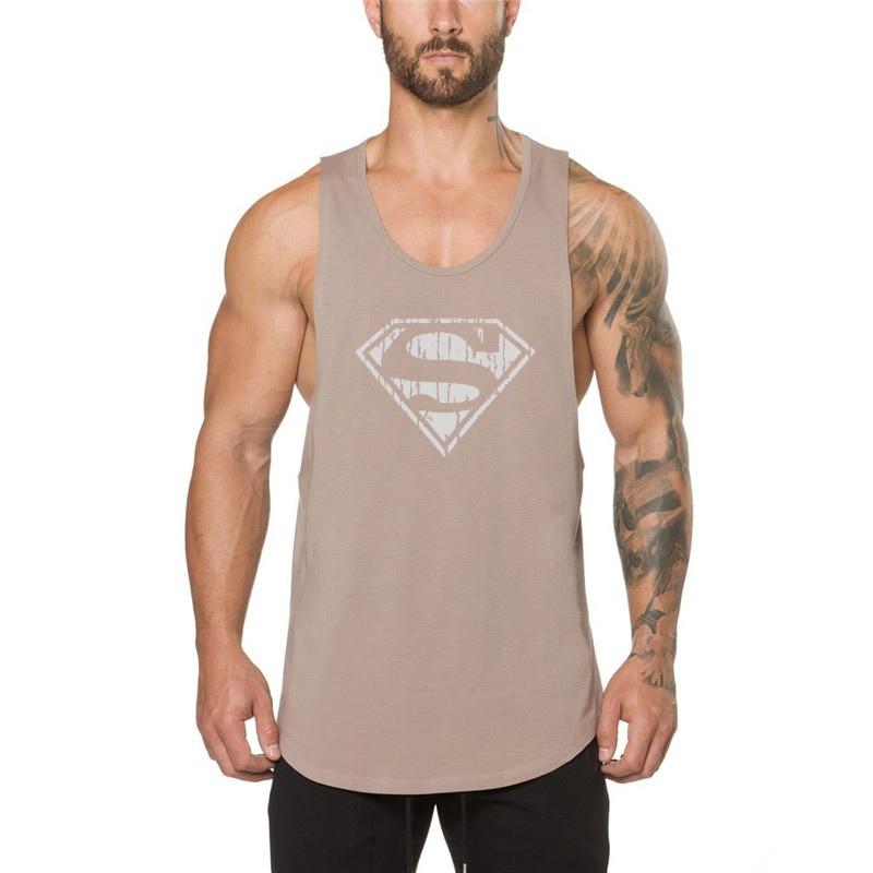 Áo thun cotton sát nách cổ V cho nam