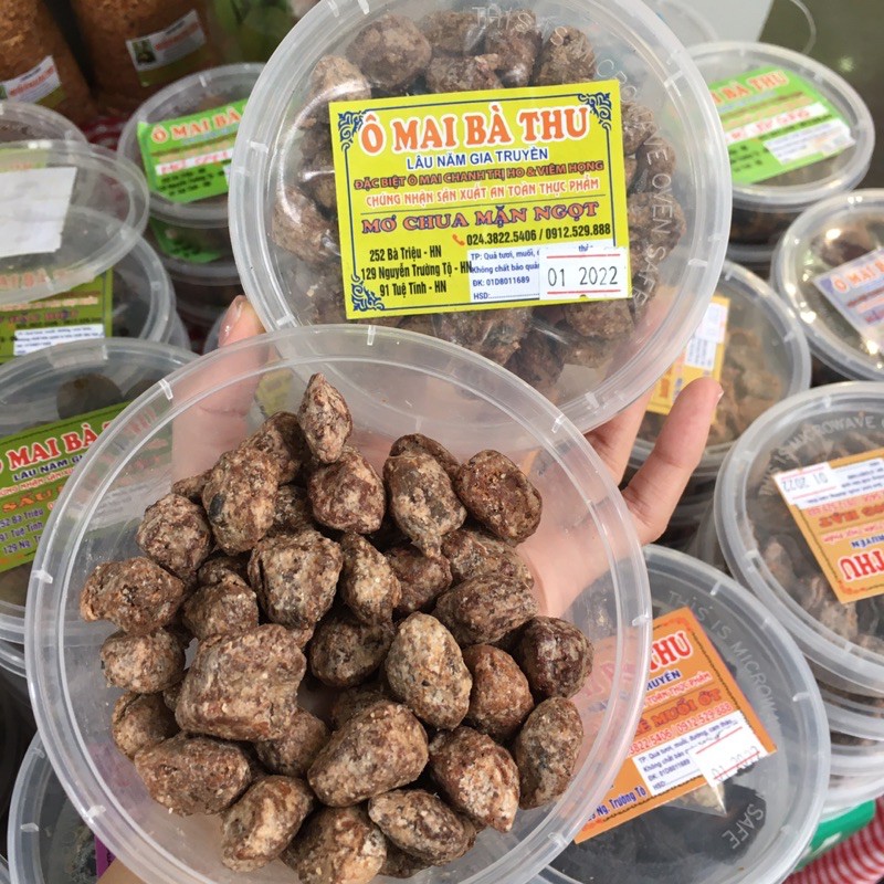 Ô mai mơ chua mặn ngọt Bà Thu