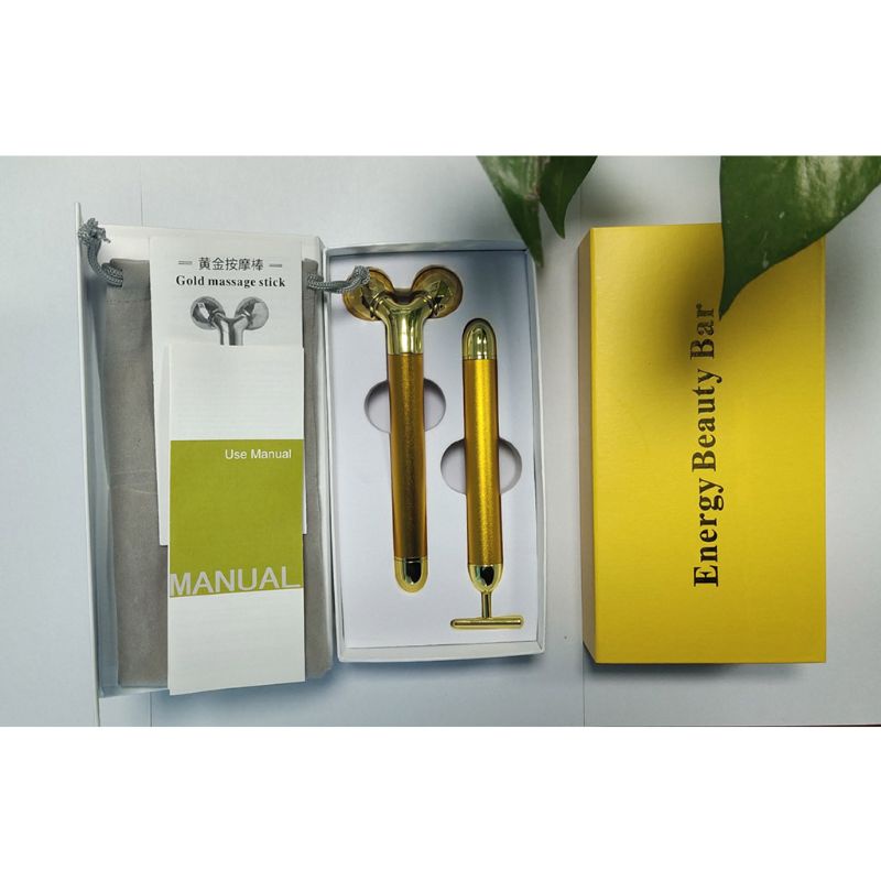 Set 2 Cây Lăn Mát Xa Mặt 3D Chống Nếp Nhăn Làm Săn Chắc Da