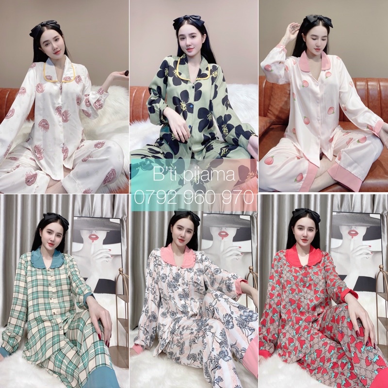 Bộ lụa  mango ,satin kimono (free size dưới 58kg)