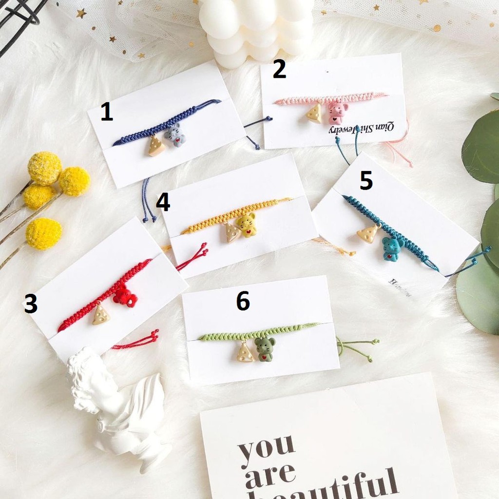 Vòng Tay Chỉ Chuột Đáng Yêu - TS1229