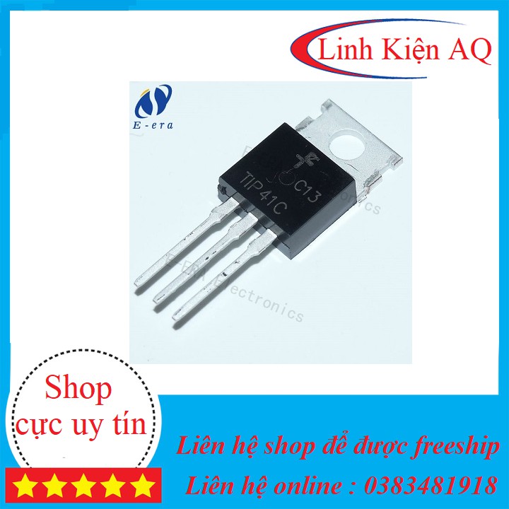 Transistor npn TIP41C TO220 6A 100V