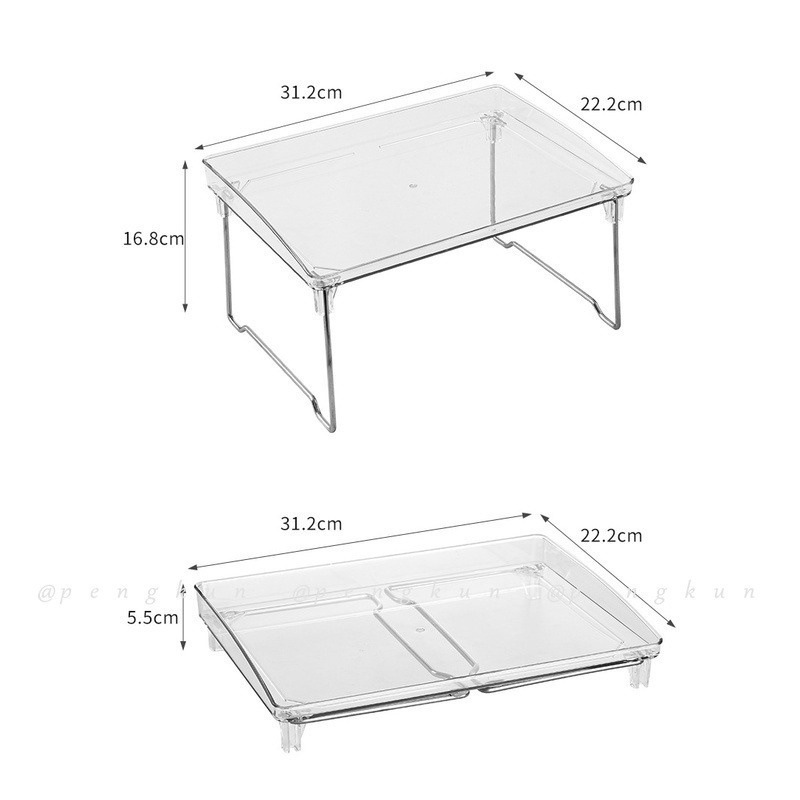 Kệ Để Mỹ Phẩm Trong Suốt Có Thể Gấp Gọn Tiện Dụng