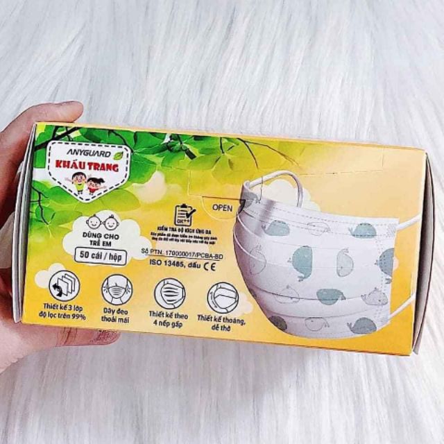 Khẩu trang trẻ em Anyguard | BigBuy360 - bigbuy360.vn