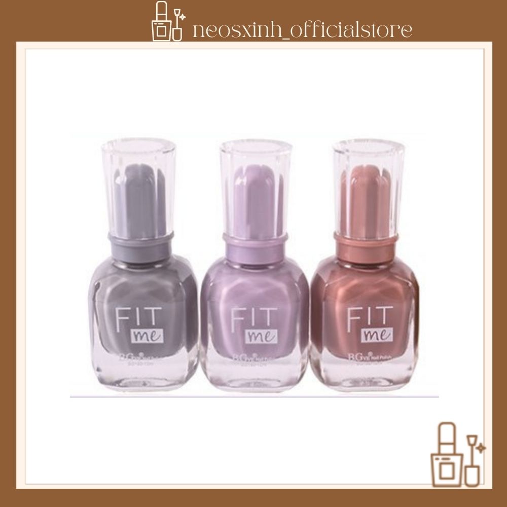 Sơn Móng Tay Fitme Mới Màu Hot Màu Nude Pastel Đen Trắng Trong Suốt Kim Tuyến Tím - Neosxinh Nails