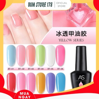 Sơn gel AS bền màu cực kì mướt 15ML (dành cho tiệm nail chuyên nghiệp) - BT