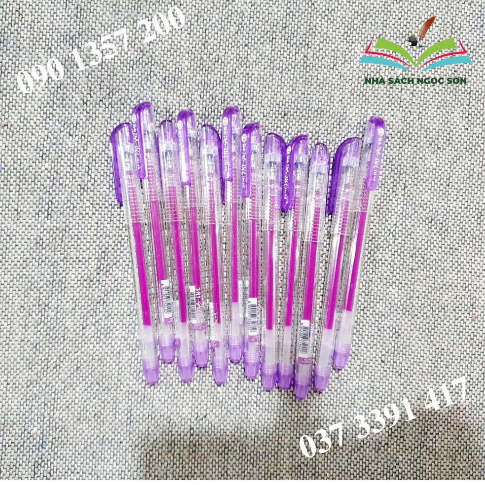 Hộp Bút Mực Nước Hàn Quốc My-Gel 0.5mm Tím DCHT