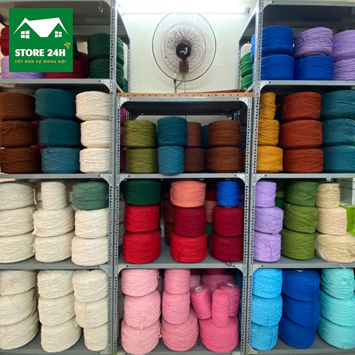 Xích đu, ghế tựa macrame kiểu vintage chất liệu sợi cotton xoắn, dùng cho phòng khách, phòng ngủ, quán cafe I Store 24h