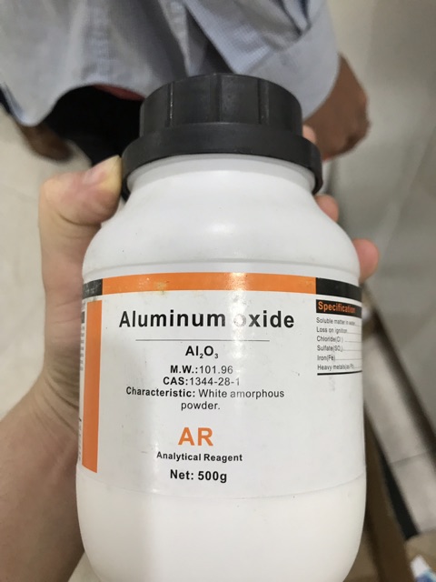 Hóa chất Aluminum oxide Al2O3 lọ 500g nhôm oxit CAS 1344-28-1