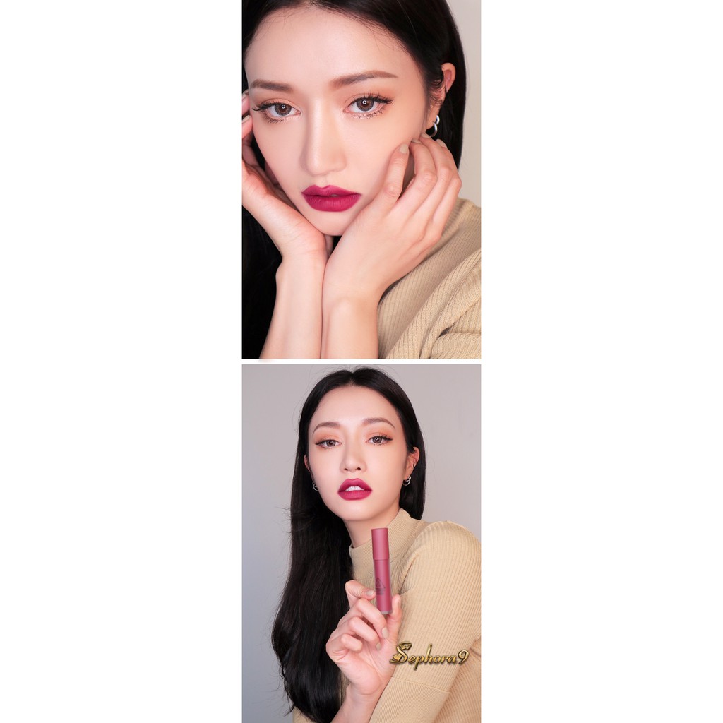 [2018] Son kem lì 3CE Lacquer Soft Lip đù màu