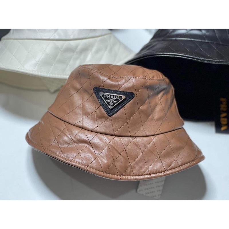 MŨ BUCKET VÀNH CHẤT DA CAO CẤP  - NÓN TAI BÈO XỊN P.R.A