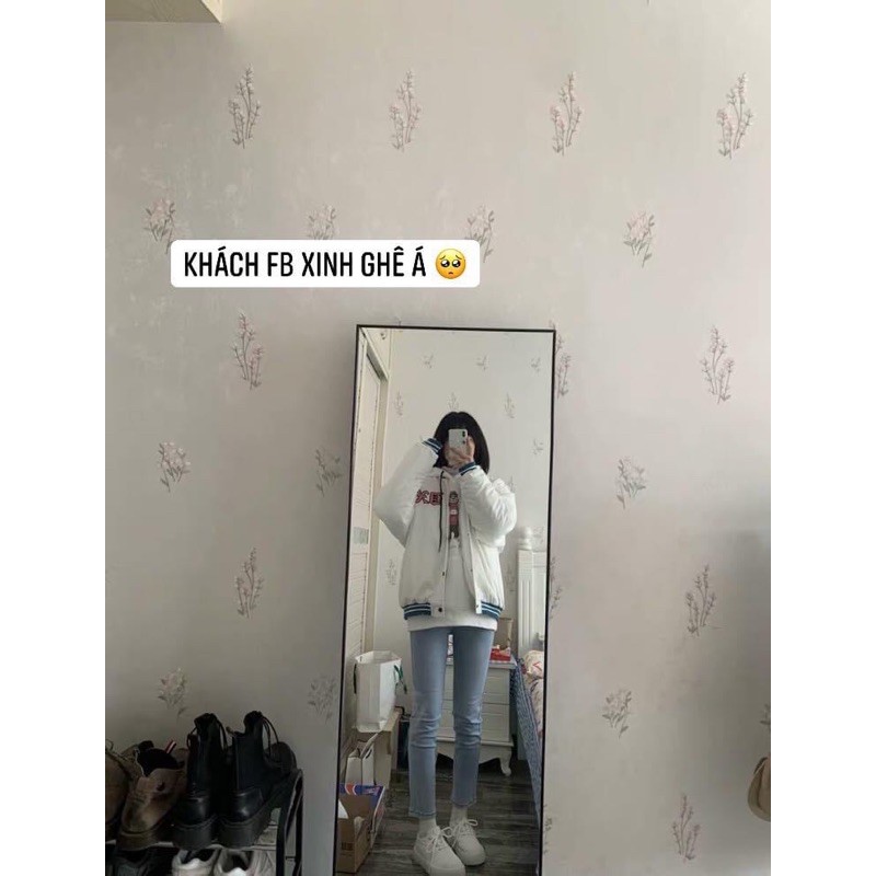 Quần nữ/ Quần jean xanh đen basic ulzzang