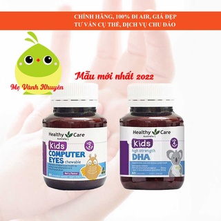 Viên uống DHA cho bé Healthy Care Kids High Strength DHA, Úc (60v)
