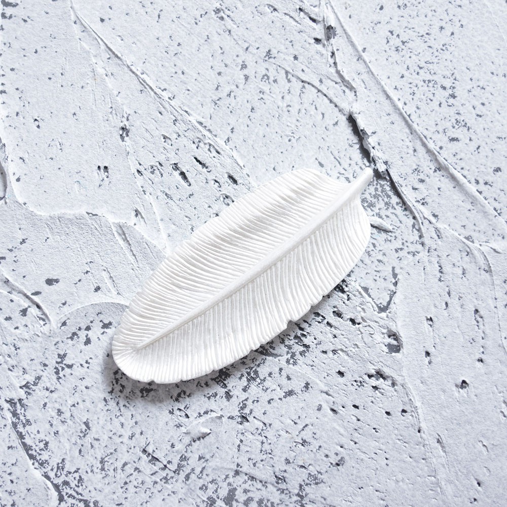 [Hàng mới về] Đĩa trưng bày móng tay nghệ thuật hình lông vũ sáng tạo tiện lợi