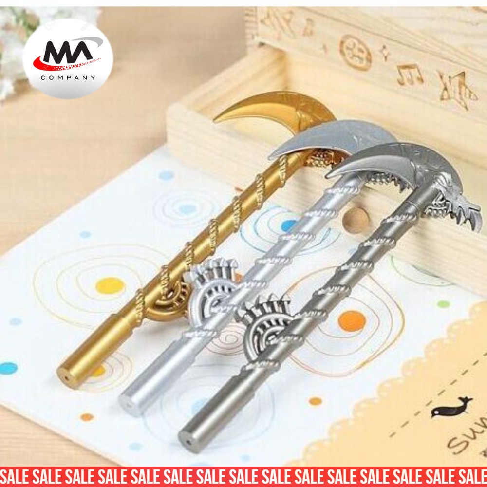 Bút kiếm, bút gel nước hình lưỡi hái tử thần đủ 3 màu siêu hót shop tuyển sỉ