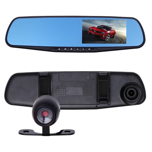 Camera hành trình xe hơi dạn kính chiếu hậu dành cho xe hơi