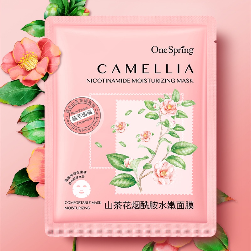 Mặt nạ giấy thiên nhiên ONE SPRING dưỡng trắng da cấp nước giảm mụn thải độc hương trái cây