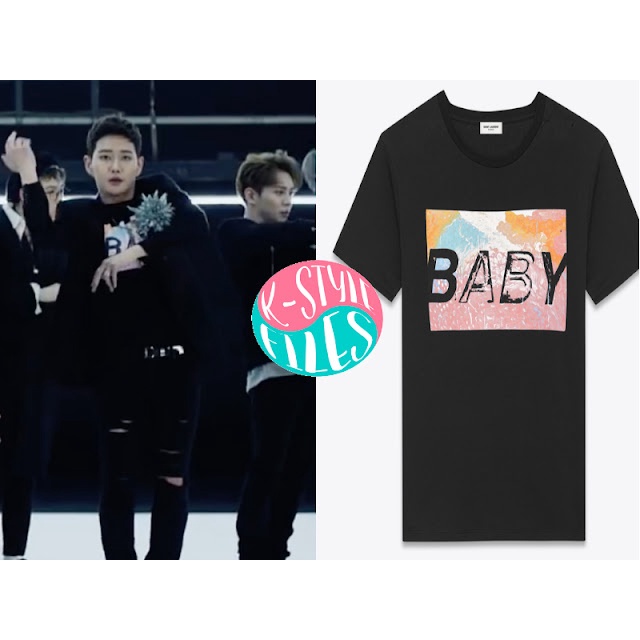 Áo thun thun in hình Baby G-Dragon Sơn Tùng MTP đen trắng