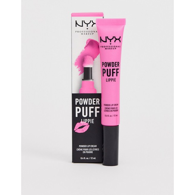 Son kem NYX Professional Makeup Powder Puff Lippie Powder Lip Cream PPL05 Teenage Dream màu hồng cánh sen