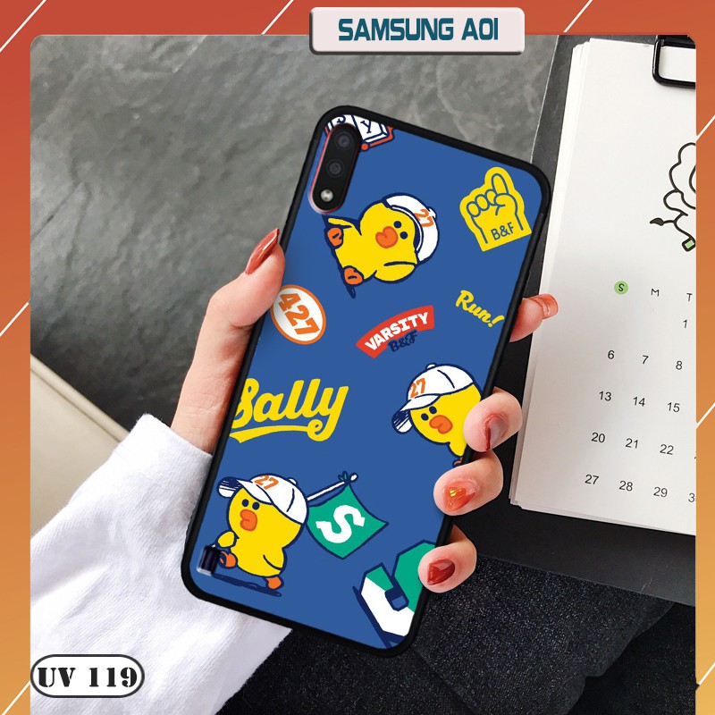Ốp lưng điện thoại Samsung Galaxy A01 - lưng nhám viền dẻo